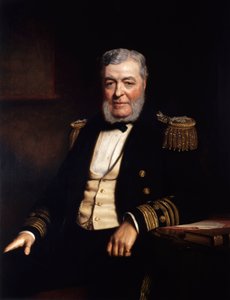 Admiraal John Lort Stokes (1812-1885), ca. 1879 door Stephen Pearce