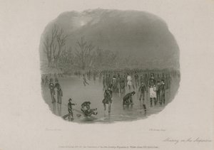 Schaatsen op de Serpentine, Hyde Park, Londen