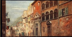 Huis van Sint-Catharina, Siena, illustratie uit 