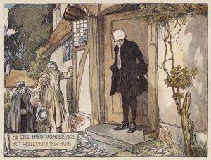 Illustratie voor The Deserted Village door Oliver Goldsmith door Stephen Reid