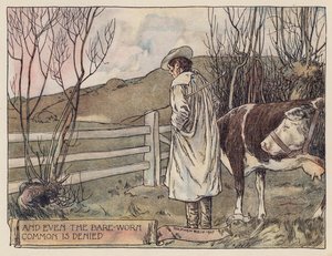 Illustratie voor The Deserted Village door Oliver Goldsmith door Stephen Reid