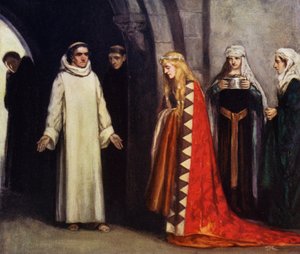 Sint Bernardus en zijn zus Hombeline