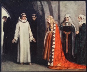 Sint Bernardus en zijn zus Hombeline, illustratie uit 