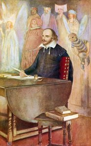 Shakespeare en enkele van de onsterfelijke wezens van zijn fantasie door Stephen Reid