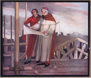 De bouw van de Winchester Kathedraal