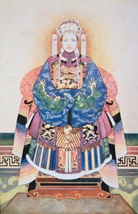 Tzu-Hsi, naar een Chinese tekening door Stephen Reid