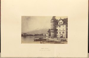 De berg Pilatus (vanaf het Vierwoudstedenmeer) door Stephen Thompson