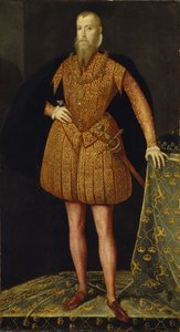 Portret van koning Erik XIV van Zweden 1533-1577, 1561 door Steven van der Meulen