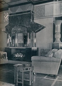 De Cathay Lounge aan boord van de S.S. Empress of Britain, 1931 door Stewart Bale Limited