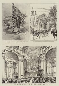 De begrafenis van ZKH de overleden hertog van Clarence en Avondale