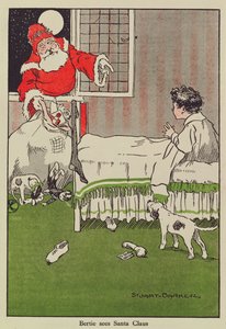 Bertie ziet de Kerstman, boekillustratie