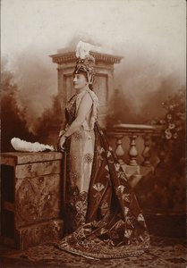 Louise, Hertogin van Devonshire, als Zenobia, Koningin van Palmyra, Het Diamanten Jubileumbal van de Hertogin van Devonshire in Devonshire House