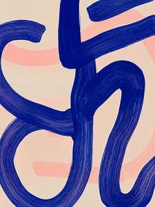 Abstract Blue Flow door Studio Palette