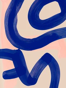 Abstract Blue Flow door Studio Palette