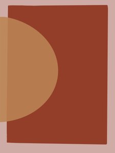 Warm geometrisch abstract