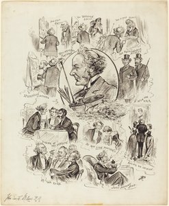 Dagen met Beroemdheden: Mr. Millais, R.A. door Studio of Alfred Bryan