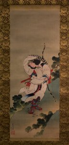De legendarische keizerin Jingu door Studio of Katsushika Hokusai