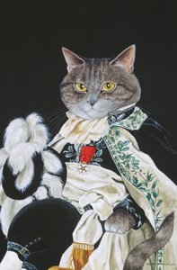 Illustratie uit Cats Galore! A Compendium of Cultured Cats (pub. 2015)