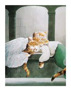 Illustratie uit Shakespeare Cats: Poster Book door Susan Herbert
