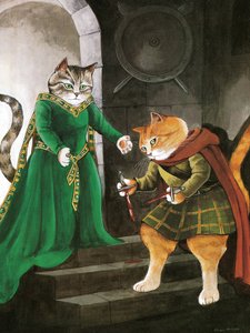 Illustratie uit Shakespeare Cats: Poster Book