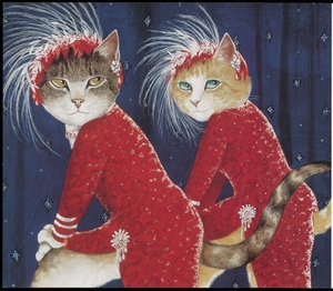 Illustratie uit de Film Cats (pub. 2006) door Susan Herbert