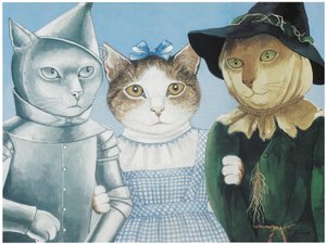 Illustratie uit de film Cats door Susan Herbert