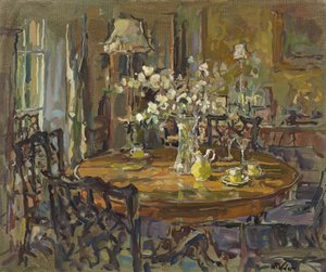 De kleine eetkamer