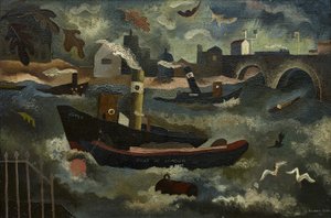 De Theems in oktober door Suzanne Cooper