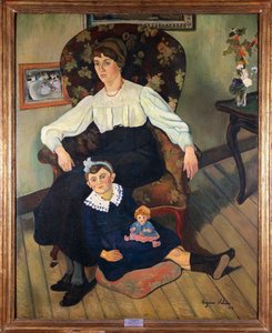 Geschilderd portret van Suzanne Valadon