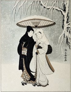 Jong stel in Artistiek Japan