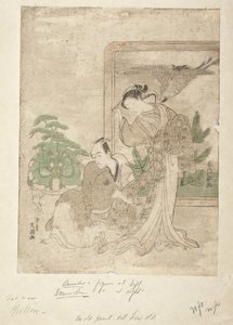  door Suzuki Harunobu