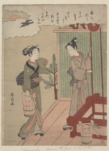  door Suzuki Harunobu