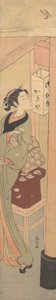 Osen van het Kagiya-theehuis door Suzuki Harunobu