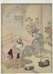 door Suzuki Harunobu