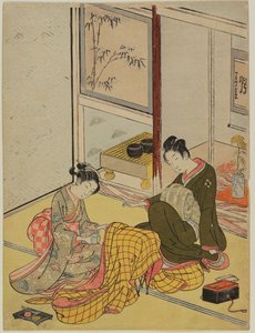  door Suzuki Harunobu