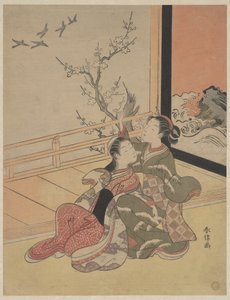  door Suzuki Harunobu