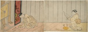 De Boogschietgalerij door Suzuki Harunobu