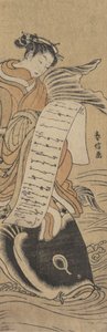 De Bijin Kinko, ca. 1766 door Suzuki Harunobu