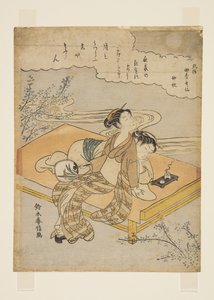 De Achtste Maand: Midden-Herfst door Suzuki Harunobu