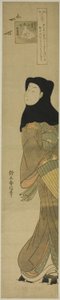 De juweelrivier van plevieren (Chidori no Tamagawa), uit de serie "Zes juweelrivieren in populaire gebruiken (Fuzoku Mu Tamagawa)"
