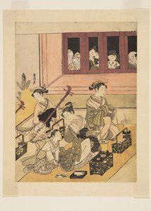 De Wachters en de Geobserveerden door Suzuki Harunobu