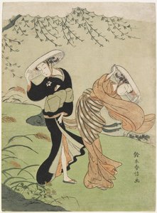 Twee Vrouwen in Sterke Wind, c. 1767
