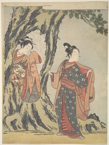  door Suzuki Harunobu