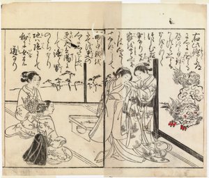  door Suzuki Harunobu