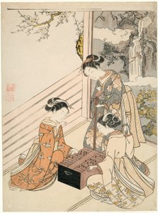 Het spel bekijken door Suzuki Harunobu