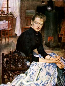 De vrouw van de kunstenaar, 1886