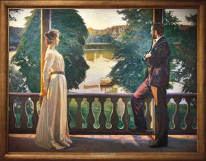 Zweden, Goteborg, Noordse Zomeravond door Sven Richard Bergh