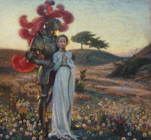 De Ridder en de Maagd door Sven Richard Bergh