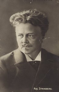 Portret van August Strindberg