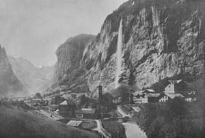 Lauterbrunnen, Staubbach Waterval door Swiss Photographer